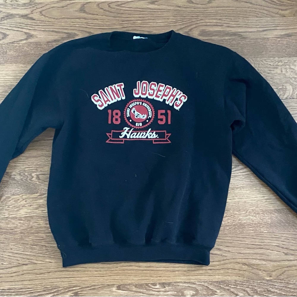 Saint Joseph’s College no hood sweater- No tags- Champion Brand